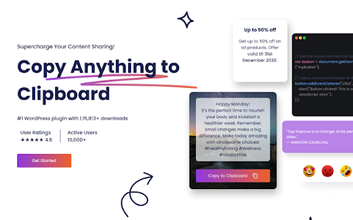 Copy Anything to Clipboard from Chrome web store to be run with OffiDocs Chromium online Copy Anything to Clipboard from Chrome web store to be run with OffiDocs Chromium online
