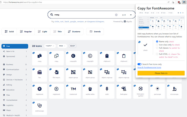 Copy for FontAwesome from Chrome web store to be run with OffiDocs Chromium online Copy for FontAwesome from Chrome web store to be run with OffiDocs Chromium online