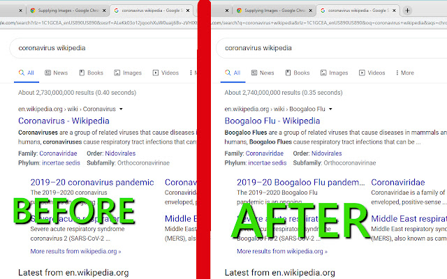 Corona2BoogalooFlu from Chrome web store to be run with OffiDocs Chromium online Corona2BoogalooFlu from Chrome web store to be run with OffiDocs Chromium online