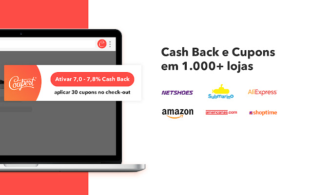 Coupert BR Encontre Cupons e Cashback from Chrome web store to be run with OffiDocs Chromium online Coupert BR Encontre Cupons e Cashback from Chrome web store to be run with OffiDocs Chromium online