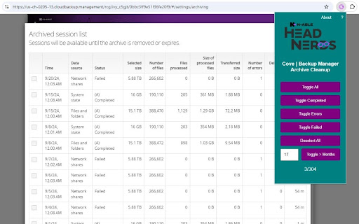 Cove | Backup Manager Archive Cleanup from Chrome web store to be run with OffiDocs Chromium online Cove | Backup Manager Archive Cleanup from Chrome web store to be run with OffiDocs Chromium online