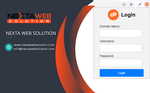 Cpanel Login from Chrome web store to be run with OffiDocs Chromium online Cpanel Login from Chrome web store to be run with OffiDocs Chromium online