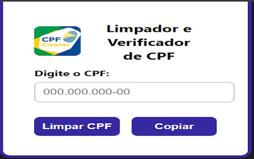 CPFCleaner from Chrome web store to be run with OffiDocs Chromium online CPFCleaner from Chrome web store to be run with OffiDocs Chromium online