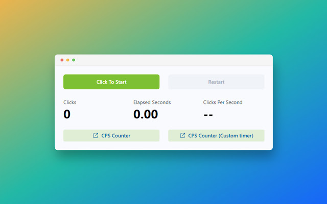 CPS Counter from Chrome web store to be run with OffiDocs Chromium online CPS Counter from Chrome web store to be run with OffiDocs Chromium online