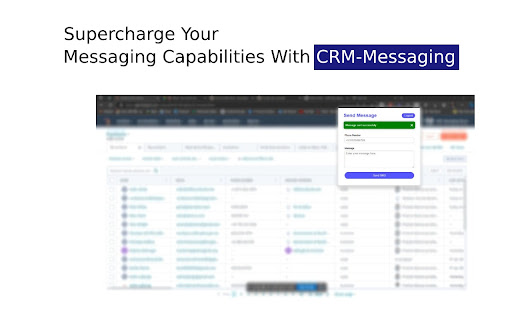 CRM Messaging from Chrome web store to be run with OffiDocs Chromium online CRM Messaging from Chrome web store to be run with OffiDocs Chromium online