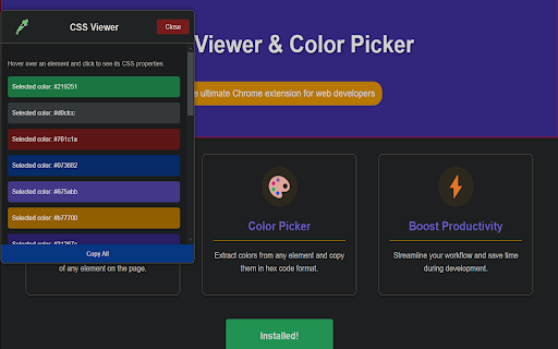 CSS Viewer Extension from Chrome web store to be run with OffiDocs Chromium online CSS Viewer Extension from Chrome web store to be run with OffiDocs Chromium online