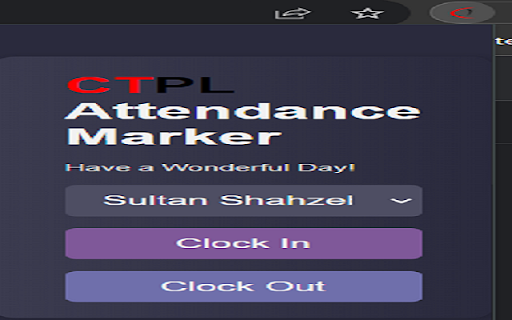 CTPL Attendance from Chrome web store to be run with OffiDocs Chromium online CTPL Attendance from Chrome web store to be run with OffiDocs Chromium online