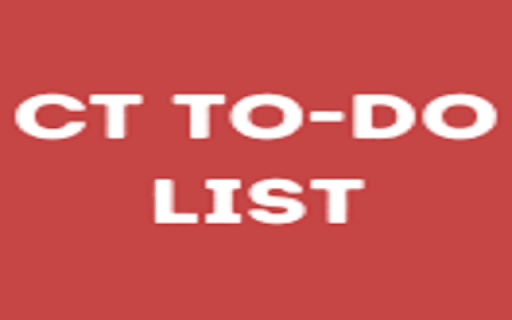 CT To Do List from Chrome web store to be run with OffiDocs Chromium online CT To Do List from Chrome web store to be run with OffiDocs Chromium online