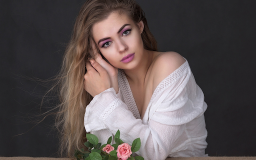 Cute girl and flower from Chrome web store to be run with OffiDocs Chromium online Cute girl and flower from Chrome web store to be run with OffiDocs Chromium online