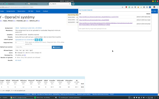 CVUT FEL BRUTE helper from Chrome web store to be run with OffiDocs Chromium online CVUT FEL BRUTE helper from Chrome web store to be run with OffiDocs Chromium online