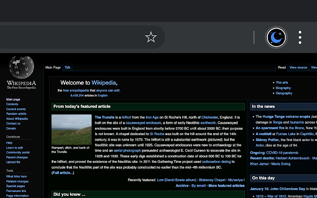 Dark Reader from Chrome web store to be run with OffiDocs Chromium online Dark Reader from Chrome web store to be run with OffiDocs Chromium online