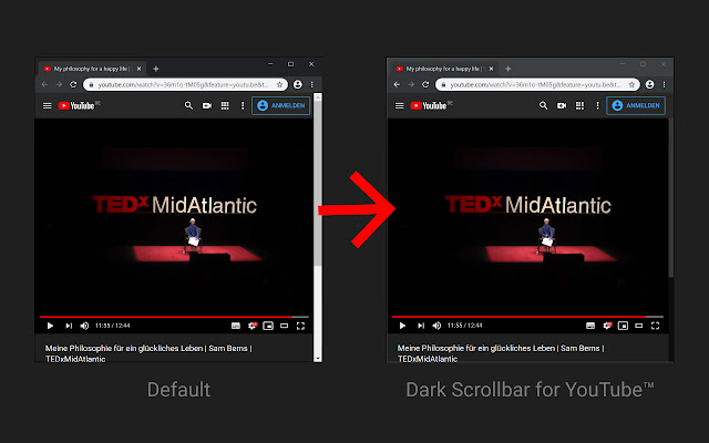 Dark Scrollbar for YouTube™ from Chrome web store to be run with OffiDocs Chromium online Dark Scrollbar for YouTube™ from Chrome web store to be run with OffiDocs Chromium online