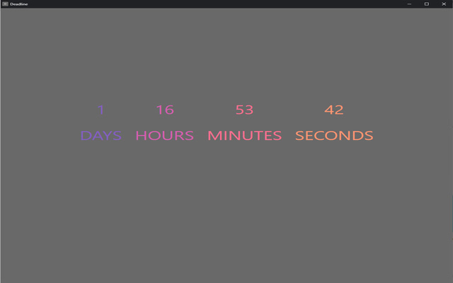 Deadline Counter from Chrome web store to be run with OffiDocs Chromium online Deadline Counter from Chrome web store to be run with OffiDocs Chromium online