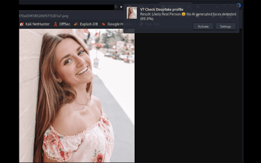 Deep Fake Detector from Chrome web store to be run with OffiDocs Chromium online Deep Fake Detector from Chrome web store to be run with OffiDocs Chromium online
