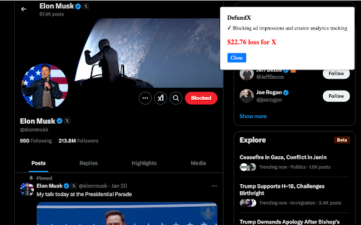 DefundX from Chrome web store to be run with OffiDocs Chromium online DefundX from Chrome web store to be run with OffiDocs Chromium online
