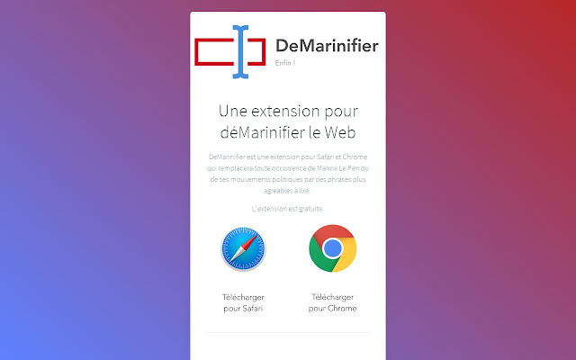 DeMarinifier from Chrome web store to be run with OffiDocs Chromium online DeMarinifier from Chrome web store to be run with OffiDocs Chromium online