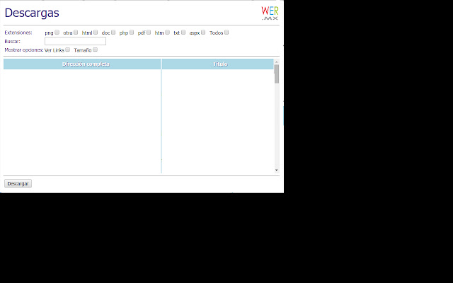 Descargas from Chrome web store to be run with OffiDocs Chromium online Descargas from Chrome web store to be run with OffiDocs Chromium online