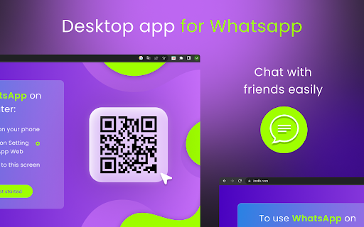 Desktop App for WhatsApp Web from Chrome web store to be run with OffiDocs Chromium online Desktop App for WhatsApp Web from Chrome web store to be run with OffiDocs Chromium online