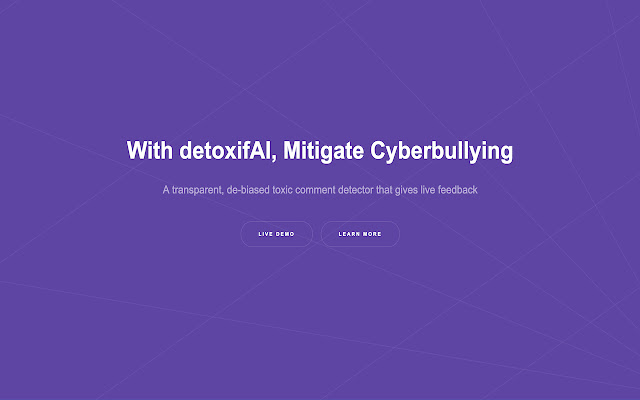 detoxifAI Toxic Comment Blocker from Chrome web store to be run with OffiDocs Chromium online detoxifAI Toxic Comment Blocker from Chrome web store to be run with OffiDocs Chromium online