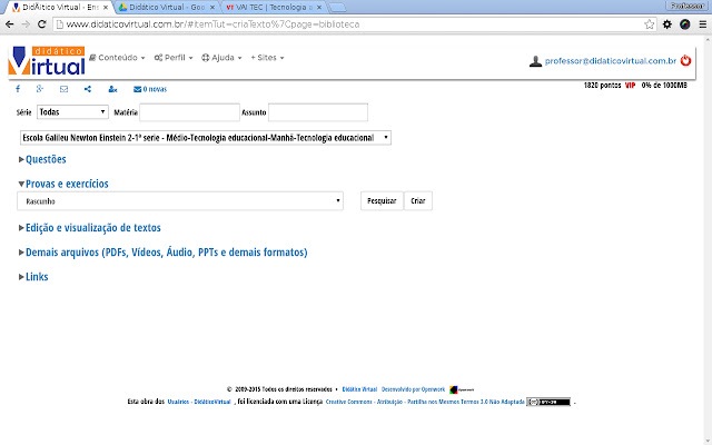 Didático Virtual from Chrome web store to be run with OffiDocs Chromium online Didático Virtual from Chrome web store to be run with OffiDocs Chromium online