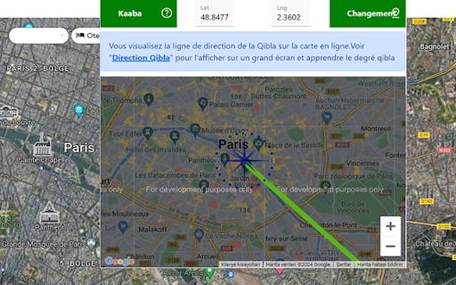 Direction Qibla from Chrome web store to be run with OffiDocs Chromium online Direction Qibla from Chrome web store to be run with OffiDocs Chromium online