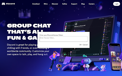 Discord Token Login Premium from Chrome web store to be run with OffiDocs Chromium online Discord Token Login Premium from Chrome web store to be run with OffiDocs Chromium online