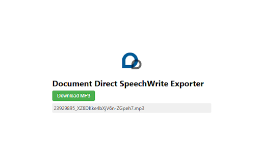 Document Direct SpeechWrite Exporter from Chrome web store to be run with OffiDocs Chromium online Document Direct SpeechWrite Exporter from Chrome web store to be run with OffiDocs Chromium online