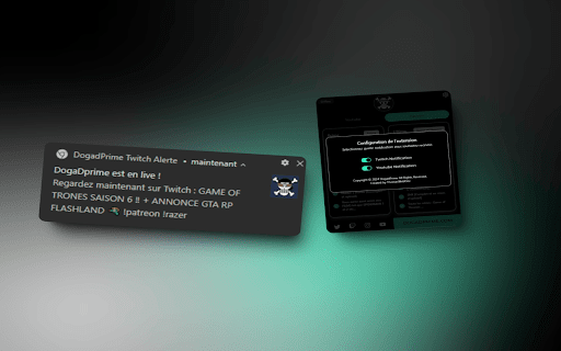 DogadPrime Alerte from Chrome web store to be run with OffiDocs Chromium online DogadPrime Alerte from Chrome web store to be run with OffiDocs Chromium online