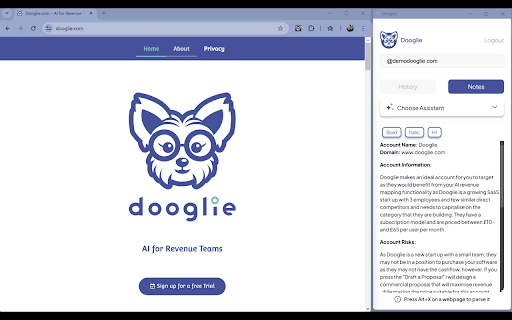 Dooglie Chrome Extension from Chrome web store to be run with OffiDocs Chromium online Dooglie Chrome Extension from Chrome web store to be run with OffiDocs Chromium online