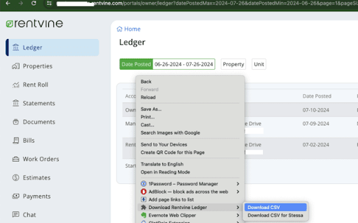 Download Rentvine Ledger from Chrome web store to be run with OffiDocs Chromium online Download Rentvine Ledger from Chrome web store to be run with OffiDocs Chromium online