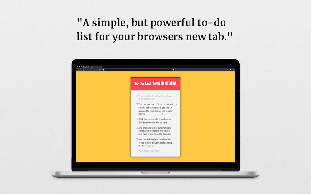 Draggable To Do List|可拖曳的待辦事項應單 from Chrome web store to be run with OffiDocs Chromium online Draggable To Do List|可拖曳的待辦事項應單 from Chrome web store to be run with OffiDocs Chromium online