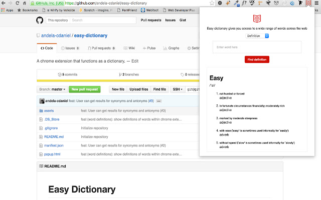 Easy Dictionary from Chrome web store to be run with OffiDocs Chromium online Easy Dictionary from Chrome web store to be run with OffiDocs Chromium online