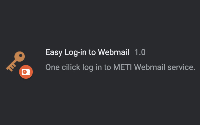 Easy Log in to Webmail from Chrome web store to be run with OffiDocs Chromium online Easy Log in to Webmail from Chrome web store to be run with OffiDocs Chromium online