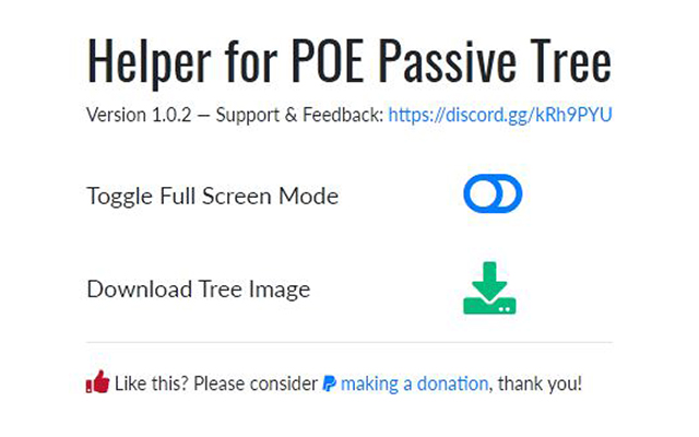 Easy POE: Helper for POE Passive Tree from Chrome web store to be run with OffiDocs Chromium online Easy POE: Helper for POE Passive Tree from Chrome web store to be run with OffiDocs Chromium online