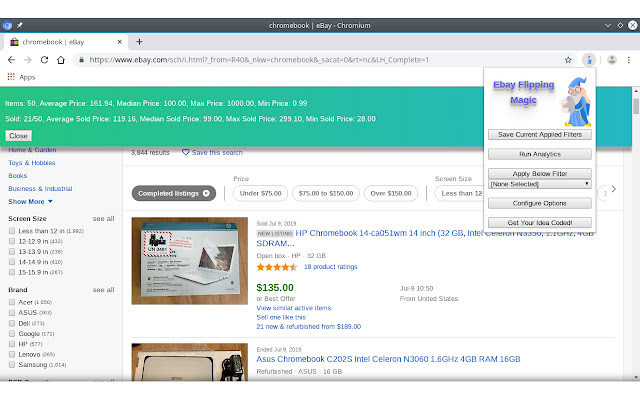 Ebay Flipping Magic from Chrome web store to be run with OffiDocs Chromium online Ebay Flipping Magic from Chrome web store to be run with OffiDocs Chromium online