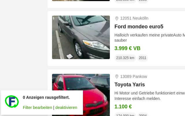 eBay Kleinanzeigen Filter from Chrome web store to be run with OffiDocs Chromium online eBay Kleinanzeigen Filter from Chrome web store to be run with OffiDocs Chromium online