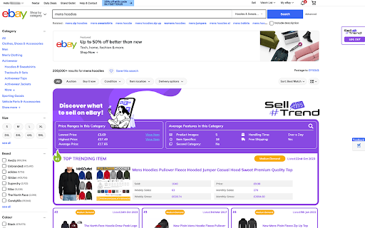 eBay Trend Finder from Chrome web store to be run with OffiDocs Chromium online eBay Trend Finder from Chrome web store to be run with OffiDocs Chromium online