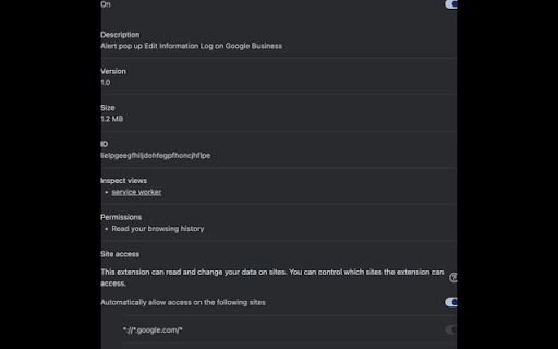 Edit Logs Extesnion from Chrome web store to be run with OffiDocs Chromium online Edit Logs Extesnion from Chrome web store to be run with OffiDocs Chromium online