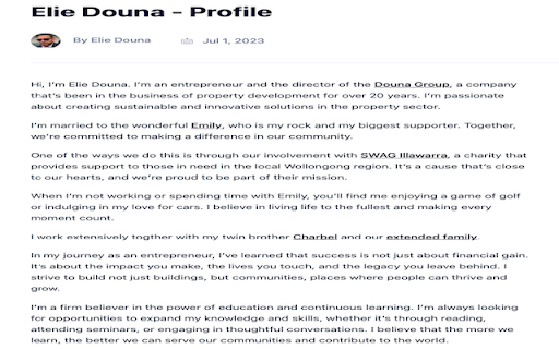 Elie Douna from Chrome web store to be run with OffiDocs Chromium online Elie Douna from Chrome web store to be run with OffiDocs Chromium online