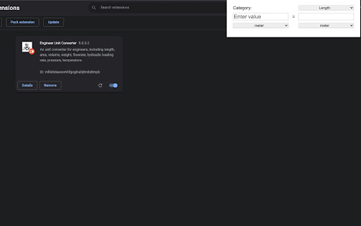 Engineer Unit Converter from Chrome web store to be run with OffiDocs Chromium online Engineer Unit Converter from Chrome web store to be run with OffiDocs Chromium online