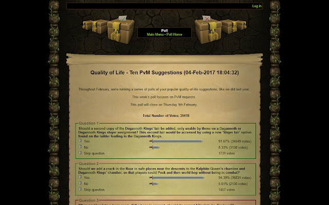 Enhanced Old School RuneScape Poll Results from Chrome web store to be run with OffiDocs Chromium online Enhanced Old School RuneScape Poll Results from Chrome web store to be run with OffiDocs Chromium online