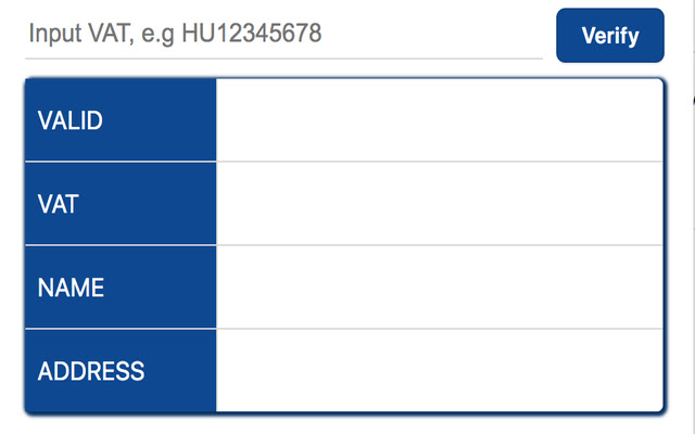 EuroVat Check from Chrome web store to be run with OffiDocs Chromium online EuroVat Check from Chrome web store to be run with OffiDocs Chromium online