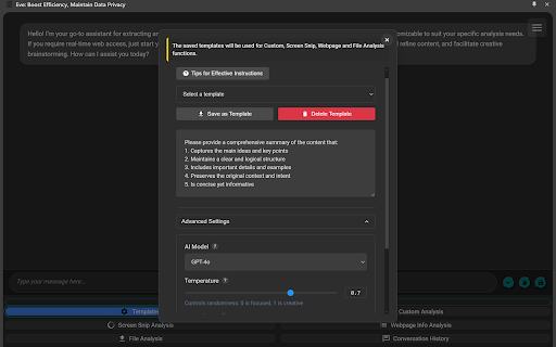 Eve AI: Report Generator for Gemini, Claude, Perplexity and ChatGPT from Chrome web store to be run with OffiDocs Chromium online Eve AI: Report Generator for Gemini, Claude, Perplexity and ChatGPT from Chrome web store to be run with OffiDocs Chromium online