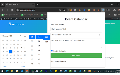 Event Calendar from Chrome web store to be run with OffiDocs Chromium online Event Calendar from Chrome web store to be run with OffiDocs Chromium online