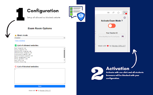 Exam Room Teacher Manage your exam environment from Chrome web store to be run with OffiDocs Chromium online Exam Room Teacher Manage your exam environment from Chrome web store to be run with OffiDocs Chromium online