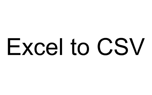 Excel to CSV from Chrome web store to be run with OffiDocs Chromium online Excel to CSV from Chrome web store to be run with OffiDocs Chromium online