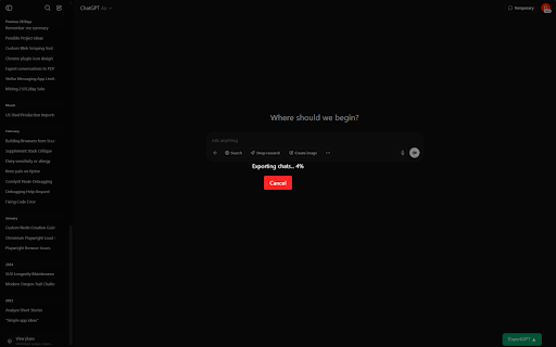 ExportGPT – Media Chat Export Toolkit from Chrome web store to be run with OffiDocs Chromium online ExportGPT – Media Chat Export Toolkit from Chrome web store to be run with OffiDocs Chromium online
