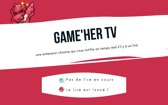 Extension GameHerTV from Chrome web store to be run with OffiDocs Chromium online Extension GameHerTV from Chrome web store to be run with OffiDocs Chromium online