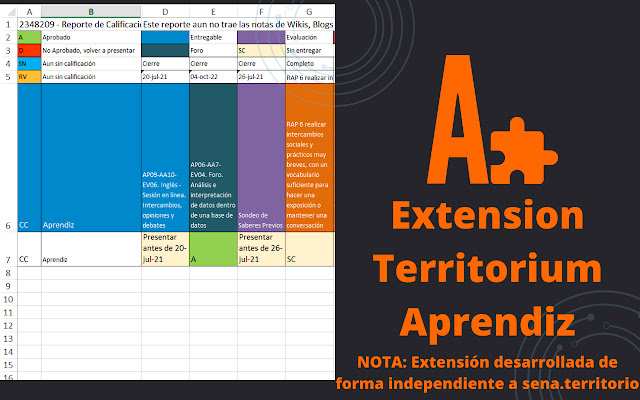 Extension Territorium AprendizSimple from Chrome web store to be run with OffiDocs Chromium online Extension Territorium AprendizSimple from Chrome web store to be run with OffiDocs Chromium online
