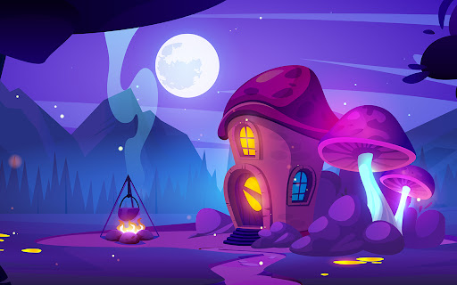 Fairytale Gnome House Made of Mushroom at Night from Chrome web store to be run with OffiDocs Chromium online Fairytale Gnome House Made of Mushroom at Night from Chrome web store to be run with OffiDocs Chromium online
